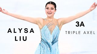 Alysa LIU TRIPLE AXEL 3A [upl. by Ahsitniuq]