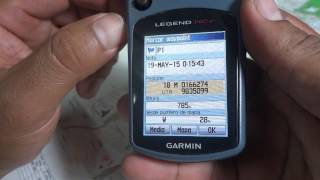 COMO HACER WAYPOINTS CON EL GPS [upl. by Jo-Anne]