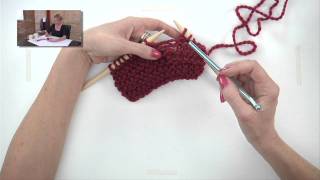 Knitting Help  Fixing a Dropped Garter Stitch [upl. by Os]