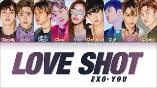 EXO – 「LOVE SHOT」 10 Members ver Color Coded Lyrics HanRomEng [upl. by Sudderth]