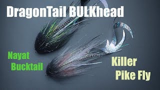 Tying the simple Dragontail BULKhead Pike Fly [upl. by Notreb]