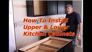 How To Install Kitchen Cabinets [upl. by Ytisahcal]