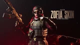 R6S Zofia  FaZe Skin Announcement Trailer [upl. by Arlie]