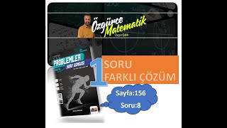 1 Soru 1 Farklı Çözüm s156 soru8 [upl. by Flavio20]