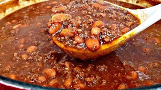 Homemade CHILI Recipe  Simply Mama Cooks [upl. by Neerihs]