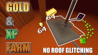 Minecraft GOLD Farm amp XP Farm  Zombie Pigman Xp farm  NO GLITCH [upl. by Malim186]