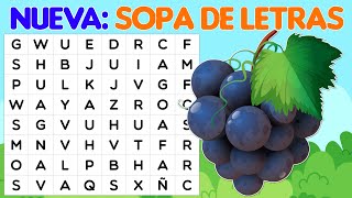 Sopa de Letras 😉 Juegos Visuales Mentales 🔥MEMORIA y CONCENTRACIÓN [upl. by Esch]