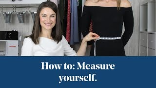 How To Measure Bust Waist Hip [upl. by Langley]