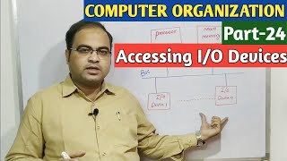 COMPUTER ORGANIZATION  Part24  Accessing IO Devices [upl. by Remmer]