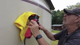 How to remove fiberglass oxidation from your RV exterior [upl. by Stamata]