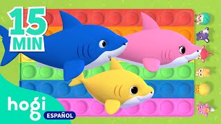 ¡Cantemos con Hogi y Tiburón Bebé  Mix Enganchado de Canciones Infantiles  Hogi en español [upl. by Hsara]