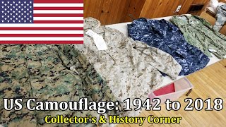 US Camouflage 1942 to 2018  Collectors amp History Corner [upl. by Amary80]