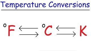 Temperature Conversions  Fahrenheit to Celsius to Kelvin [upl. by Ennaxor939]