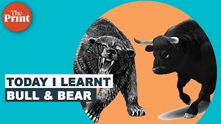 What do bull and bear mean in the stock market [upl. by Yenterb]