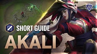 4 Minute Guide to Akali Mid  Mobalytics Short Guides [upl. by Bolten451]