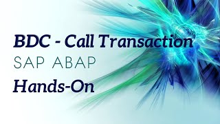 SAP ABAP  BDC Recording Method  Call Transaction [upl. by Melitta]