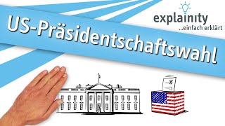 Die USPräsidentschaftswahl einfach erklärt explainity® Erklärvideo [upl. by Ayrotal571]