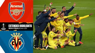 Arsenal vs Villarreal Extended Highlights  Europa League  UCL on CBS Sports [upl. by Minica]