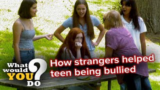 How strangers helped teen being bullied  WWYD [upl. by Bobine]