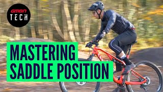 Everything You Need To Know About MTB Saddle Position  GMBN Guide To Bike Setup [upl. by Clarie]