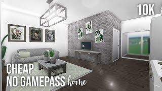 Roblox  Bloxburg  10k No Gamepass Home [upl. by Asim]