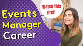 EVENTS MANAGER CAREER  What to Know Before Choosing this Career [upl. by Elocn]