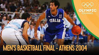 Argentina v Italy  Mens Basketball Final  Athens 2004 Replays [upl. by Nytsua]