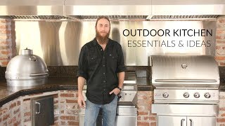 Outdoor Kitchen Building Essentials amp Designs to Consider  BBQGuyscom [upl. by Ysnil]