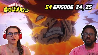 ENDEAVOR VS NOMU My Hero Academia Season 4 Episode 24 25 Reaction [upl. by Ridglea]