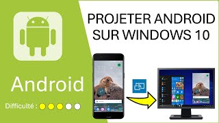 Comment visualiser son téléphone Android sur Windows 10  Tutoriel [upl. by Otha]