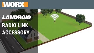 Radio Link Accessory  WORX Landroid robotic mower [upl. by Neelahs]