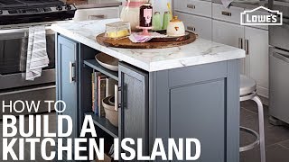 How to Build a DIY Kitchen Island [upl. by Aihcrop897]