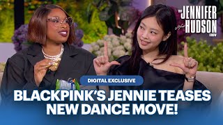 BLACKPINK’s JENNIE Teases New Dance Move from ‘Ruby’ and Talks Acting Future [upl. by Pallaton]