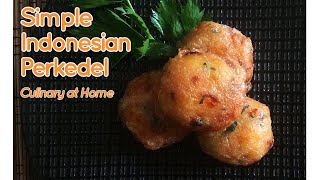 Simple Potato Recipes  Indonesian Perkedel [upl. by Eilyw]