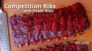 Competition Rib Recipe from Pitmaster Heath Riles [upl. by Anahpets]