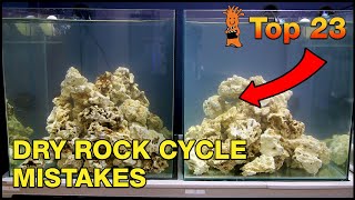 Cycling a reef tank with dry rock and want to do it right Top 23 reasons it may FAIL [upl. by Ineslta]