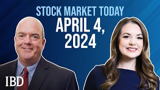 Stock Market Today April 4 2024 [upl. by Inaboy497]