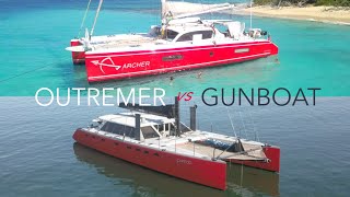 Gunboat vs Outremer Catamaran Battle [upl. by Robin]