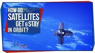 How Do Satellites Get amp Stay in Orbit [upl. by Rudolf]