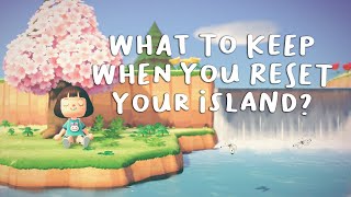 I RESET MY ISLAND  What to keep when you reset  Animal Crossing New Horizons [upl. by Moffit]