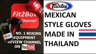 FAIRTEX BGV9 MEXICAN STYLE GLOVES REVIEW [upl. by Kral]