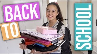 Back to School Routine 2019  Whats in My Backpack [upl. by Adnahsed]