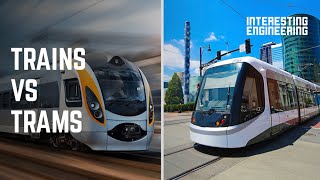 4 differences between trains and trams [upl. by Zohar451]