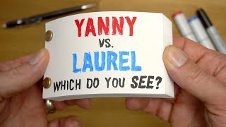 Yanny vs Laurel FLIPBOOK  Which do you SEE [upl. by Ulick]