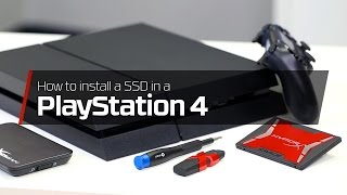 How to upgrade the PS4 with a SSD  HyperX [upl. by Htez]