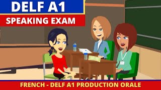 DELF A1 Production orale  French Speaking Exam Practice Preparation for Beginners [upl. by Veejar]