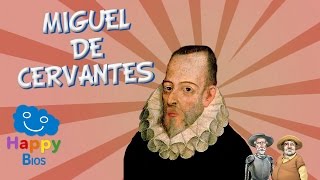 Miguel de Cervantes  Educational Bios for Kids [upl. by Karlan759]