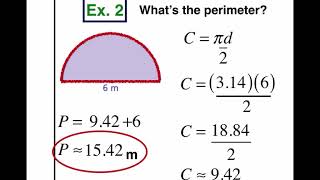 C Circumference of Semi Circles [upl. by Rosella]