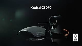 Konftel C5070  Video Conferencing Kit with PTZ Conference camera and OmniSound® Speakerphone [upl. by Neerom]