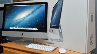 New Apple iMac 2012 215quot Unboxing amp Demo [upl. by Naawaj]